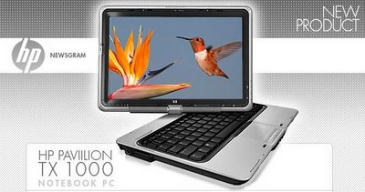 Tx1000 on Touch Screen Laptop Hp Pavilion Tx1000